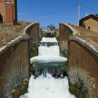 Conjunto de doble esclusa del Serrón, Grijota Esclusas del Serrón, Grijota