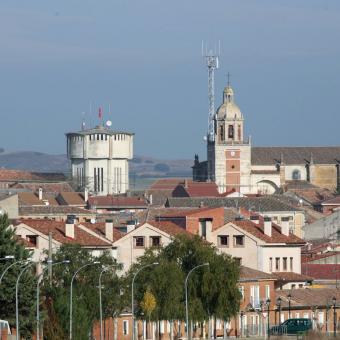 Panorámica iglesia de San Andrés, Carrión de los Condes Panorámica iglesia de San Andrés