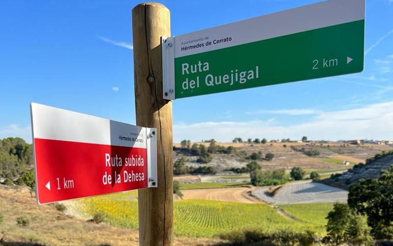 Ruta Quejigar Señalización