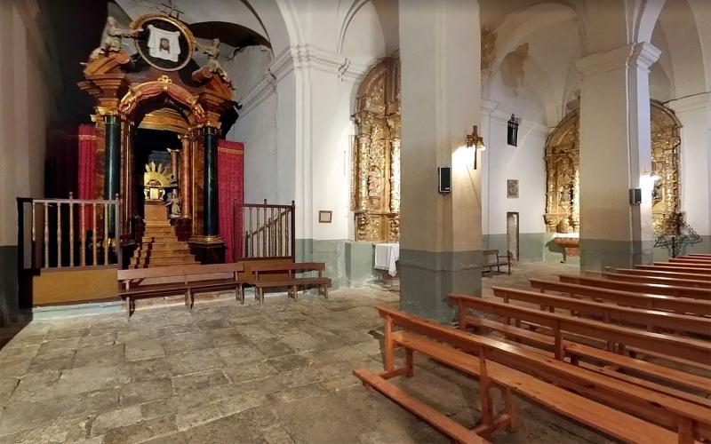 Interior de la Iglesia de San Sebastián