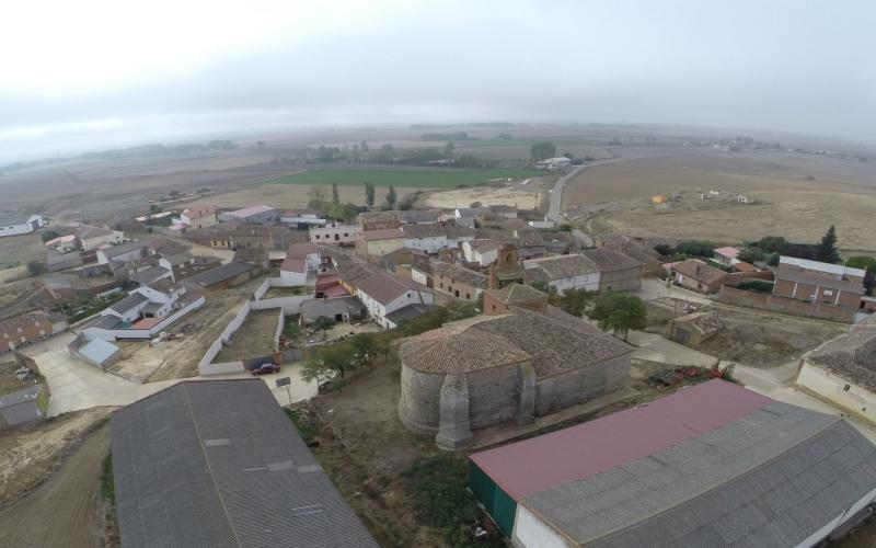 Amayuelas de Arriba desde el aire