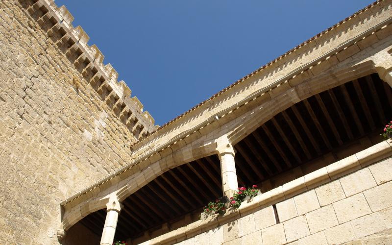 Interior del Castillo de Ampudia