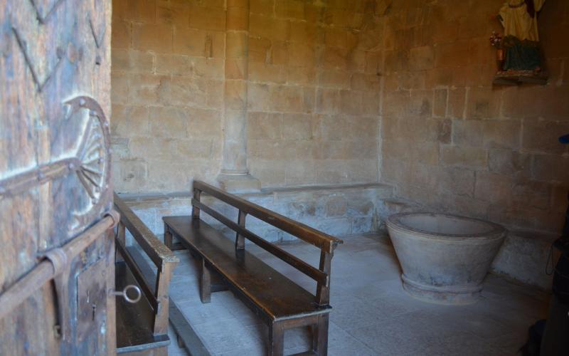 Interior de la Ermita de Santa Eulalia