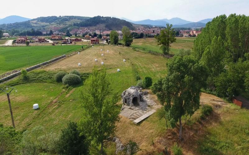 Panorámica Eremitorio de San Vicente y Cervera de Pisuerga