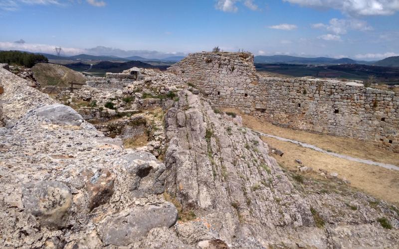 Interior del Castillo de Aguilar