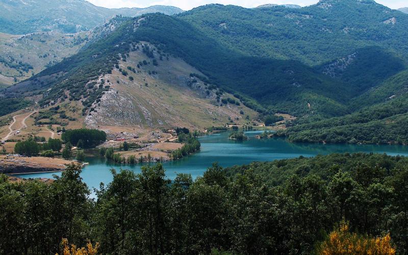 Panorámica del Embalse de Cervera de Pisuerga