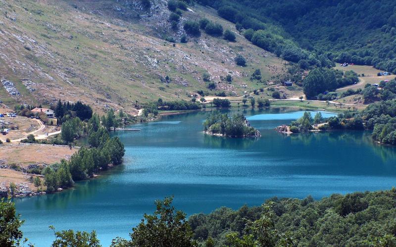 Panorámica del Embalse de Cervera de Pisuerga