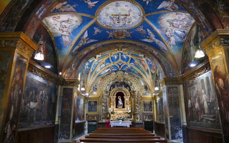 Interior Ermita de Nuestra Señora de la Piedad, Herrera de Pisuerga