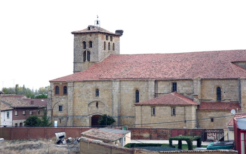 Panorámica de la Iglesia de San Miguel, Piña de Campos