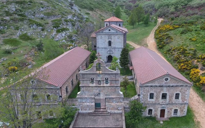 Panorámica del Santuario de la Virgen del Brezo