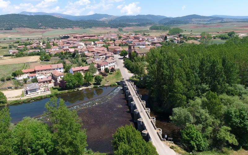 Panorámica de Salinas de Pisuerga