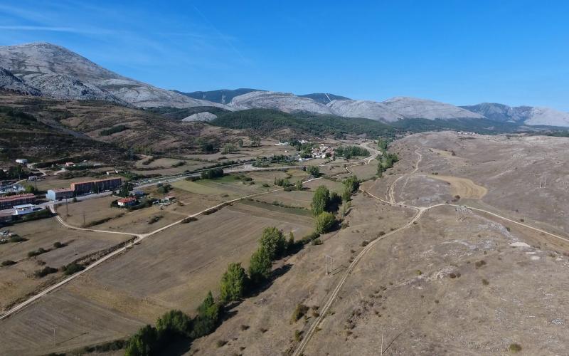 Panorámica de Santibáñez de la Peña