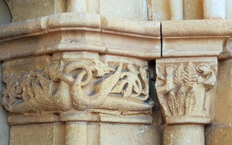 Detalle capitel Iglesia de la Transfiguración del Señor