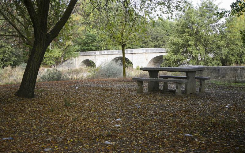 Puente sobre el río Carrión